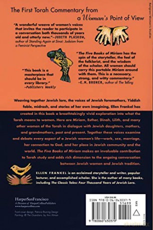 Five Books Of Miriam Womans Comm On - Ellen Frankel [KSIĄŻKA]