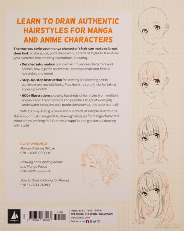 How To Draw Hairstyles For Manga - Studio Hard Deluxe [KSIĄŻKA]