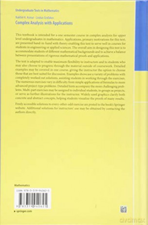 Complex Analysis With Applications - Asmar [KSIĄŻKA]