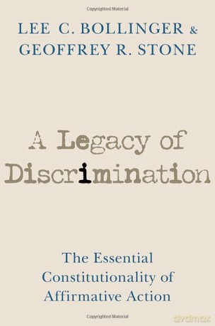 A Legacy Of Discrimination - Lee C Bollinger [KSIĄŻKA]