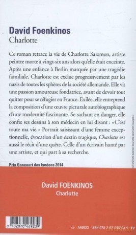 Charlotte - David Foenkinos [KSIĄŻKA]