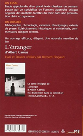 Foliotheque Camus Letranger - Jean-Jacques Sempe [KSIĄŻKA]