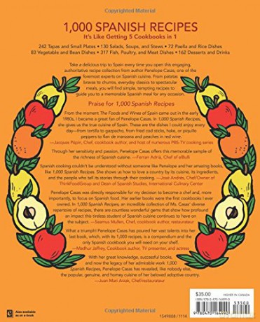 1,000 Spanish Recipes - Penelope Casas [KSIĄŻKA]