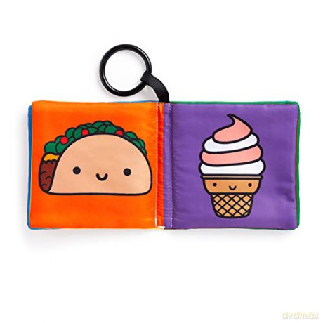 Foodie Baby Crinkle Fabric Stroller Book - Mochi Kids [KSIĄŻKA]