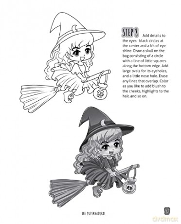 Drawing Spooky Chibi - Tessa Creative Art [KSIĄŻKA]