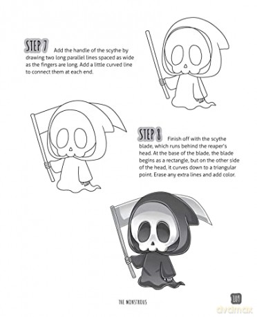 Drawing Spooky Chibi - Tessa Creative Art [KSIĄŻKA]