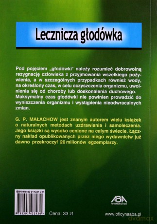 Lecznicza głodówka - Małachow G.P. [KSIĄŻKA]