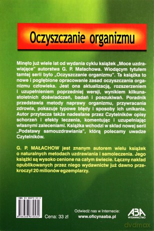 Oczyszczanie organizmu. ZIELONA - Gianadij Małachow [KSIĄŻKA]
