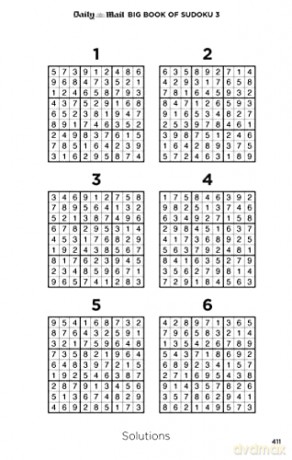 Daily Mail Big Book Of Sudoku Volume 3 - Daily Mail [KSIĄŻKA]