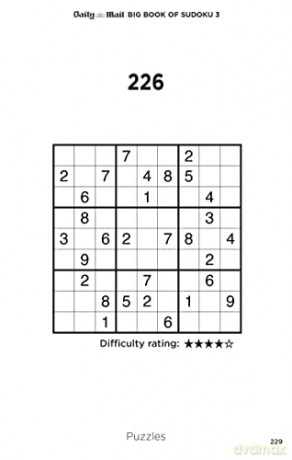 Daily Mail Big Book Of Sudoku Volume 3 - Daily Mail [KSIĄŻKA]