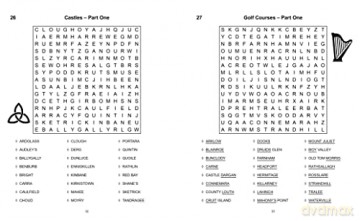 Book Of Irish Wordsearch Puzzles - Eric Saunders [KSIĄŻKA]