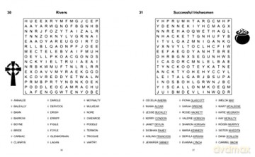 Book Of Irish Wordsearch Puzzles - Eric Saunders [KSIĄŻKA]