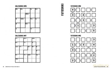 Brain Health Puzzles For Adults - Phil Fraas [KSIĄŻKA]