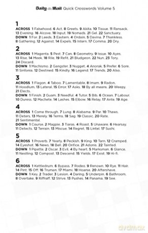 Daily Mail Quick Crosswords Volume 5 - Daily Mail [KSIĄŻKA]