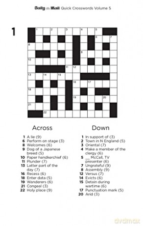 Daily Mail Quick Crosswords Volume 5 - Daily Mail [KSIĄŻKA]