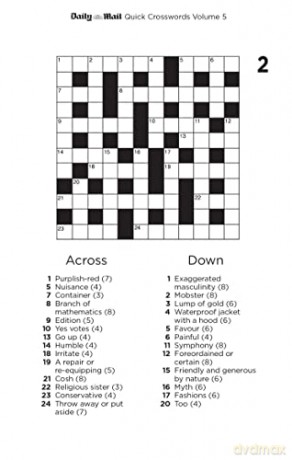 Daily Mail Quick Crosswords Volume 5 - Daily Mail [KSIĄŻKA]