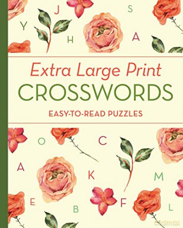 Extra Large Print Crosswords - Eric Saunders [KSIĄŻKA]