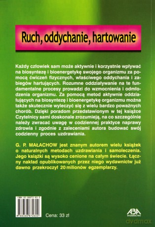 Ruch, oddychanie, hartowanie - Małachow G.P. [KSIĄŻKA]