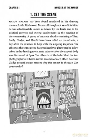Cosy Mystery Puzzle Book The Murder Of M - Richardson Puzzles [KSIĄŻKA]