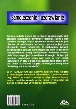 Samoleczenie i uzdrawianie - Małachow G. [KSIĄŻKA]