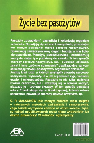 Życie bez pasożytów - Małachow G.P. [KSIĄŻKA]