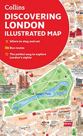 Discovering London Illustrated Map - Dominic Beddow [KSIĄŻKA]