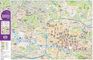 Discovering Glasgow Illustrated Map - Dominic Beddow [KSIĄŻKA]