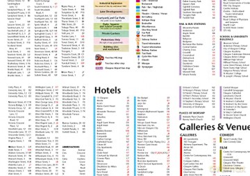 Discovering Glasgow Illustrated Map - Dominic Beddow [KSIĄŻKA]