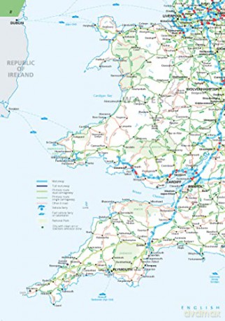 Aa Easy Read Atlas Britain 2024 [KSIĄŻKA]