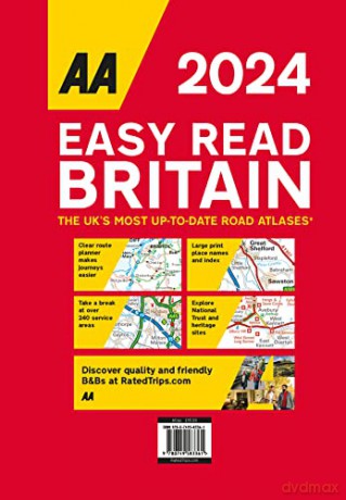 Aa Easy Read Atlas Britain 2024 [KSIĄŻKA]