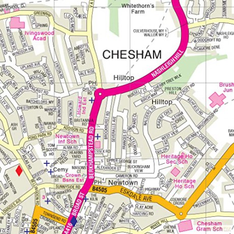 Buckinghamshire Navigator Street Atlas S - Philips Maps [KSIĄŻKA]