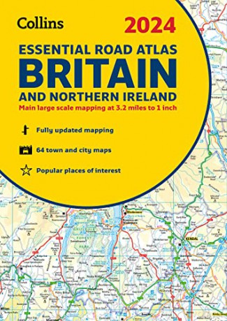 Britain/Northern Ireland Road Atlas 2024 - Collins Maps [KSIĄŻKA]
