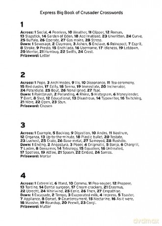 Express Big Book/Crusader Crosswords V1 - Daily Mirror Reach [KSIĄŻKA]