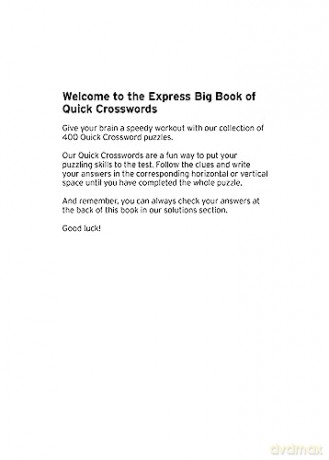 Express Big Book Of Quick Crosswords V1 - Daily Mirror Reach [KSIĄŻKA]