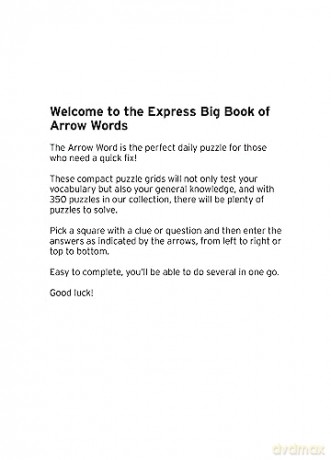 Express Big Book Of Arrow Words Volume 1 - Daily Mirror Reach [KSIĄŻKA]