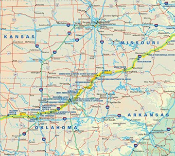 Collins Route 66 Touring Map - Collins Maps [KSIĄŻKA]