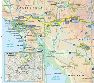 Collins Route 66 Touring Map - Collins Maps [KSIĄŻKA]