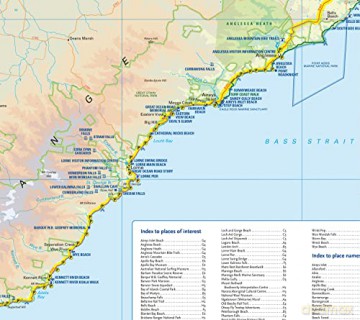 Collins The Great Ocean Road Touring Map - Collins Maps [KSIĄŻKA]