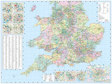 Britain Folded Road Map 2024 - Collins Maps [KSIĄŻKA]