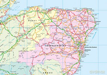 Britain Folded Road Map 2024 - Collins Maps [KSIĄŻKA]