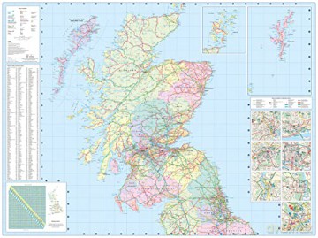 Britain Folded Road Map 2024 - Collins Maps [KSIĄŻKA]