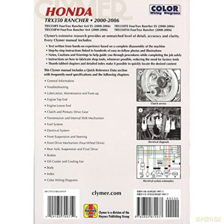 Honda Trx350 Rancher 0006 [KSIĄŻKA]
