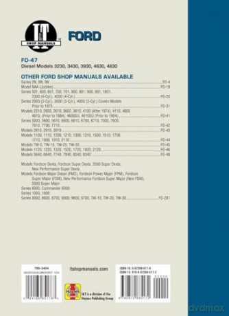 Ford Mdls 3230 3430 3930 4630 [KSIĄŻKA]