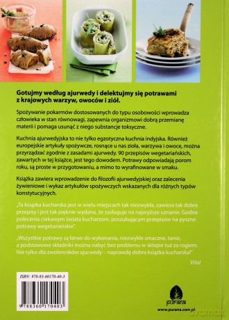 Kuchnia ajurwedyjska według czterech pór roku - Wafler J, Iding D., Durst M. [KSIĄŻKA]