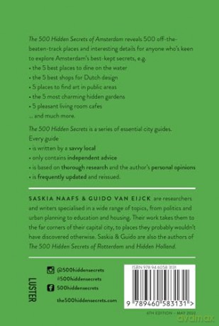500 Hidden Secrets Of Amsterdam [KSIĄŻKA]