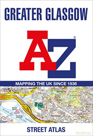 Greater Glasgow A-Z Street Atlas - A-Z Maps [KSIĄŻKA]