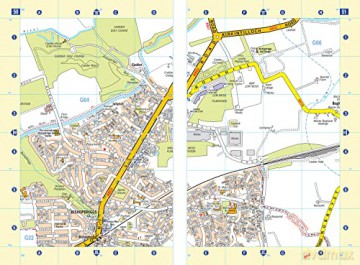 Greater Glasgow A-Z Street Atlas - A-Z Maps [KSIĄŻKA]