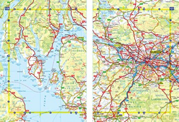 Great Britian Super Scale Road/A3s 2024 - A-Z Maps [KSIĄŻKA]