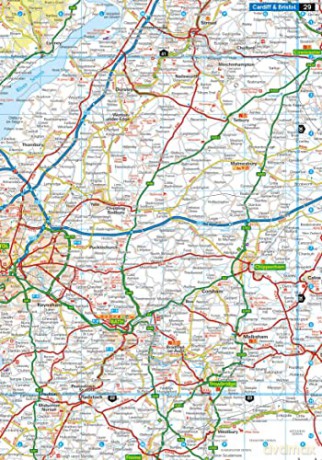 Aa Big Easy Read Atlas Britain 2024 [KSIĄŻKA]