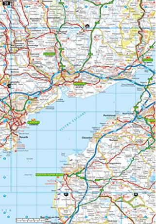 Aa Big Easy Read Atlas Britain 2024 [KSIĄŻKA]
